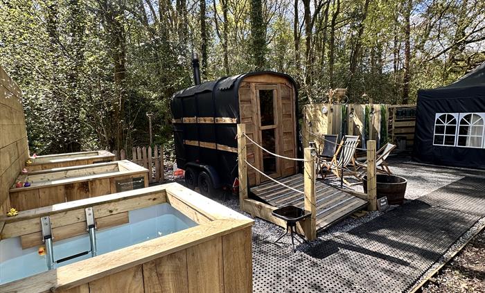 Wales highest rated outdoor sauna in the sun